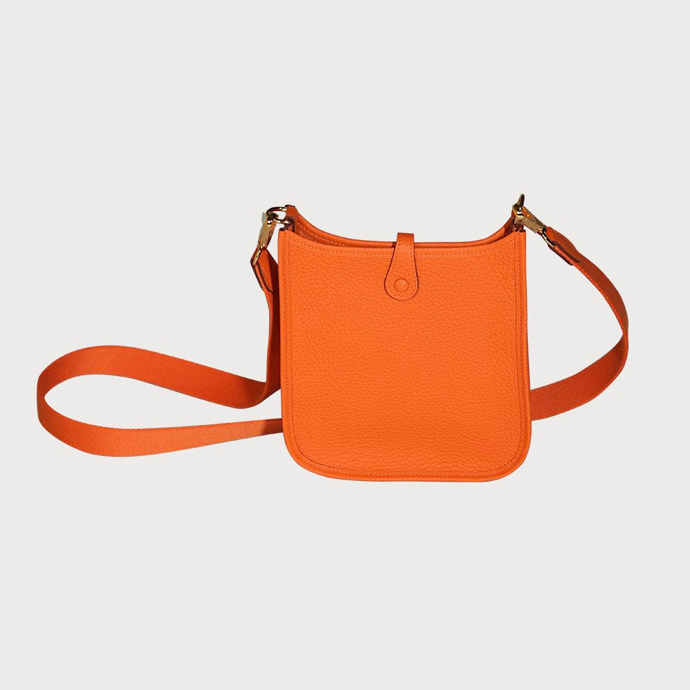 Hermès Evelyne 16 Orange With Gold Hardware In Taurillon Clemmence Leather - view 9