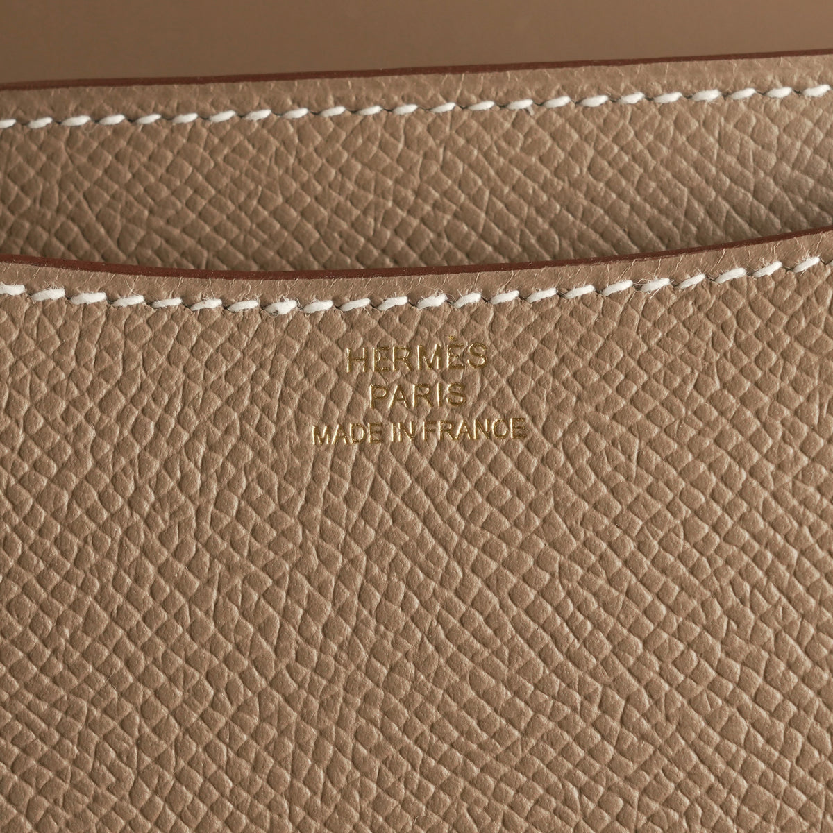 Hermes Constace 18 Etoupe Ghw Epsom
