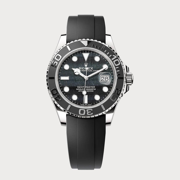 Rolex Yacht-Master 42 Falcon’s Eye Dial In White Gold On Oysterflex