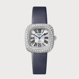 Coussin Medium Diamond Set In White Gold