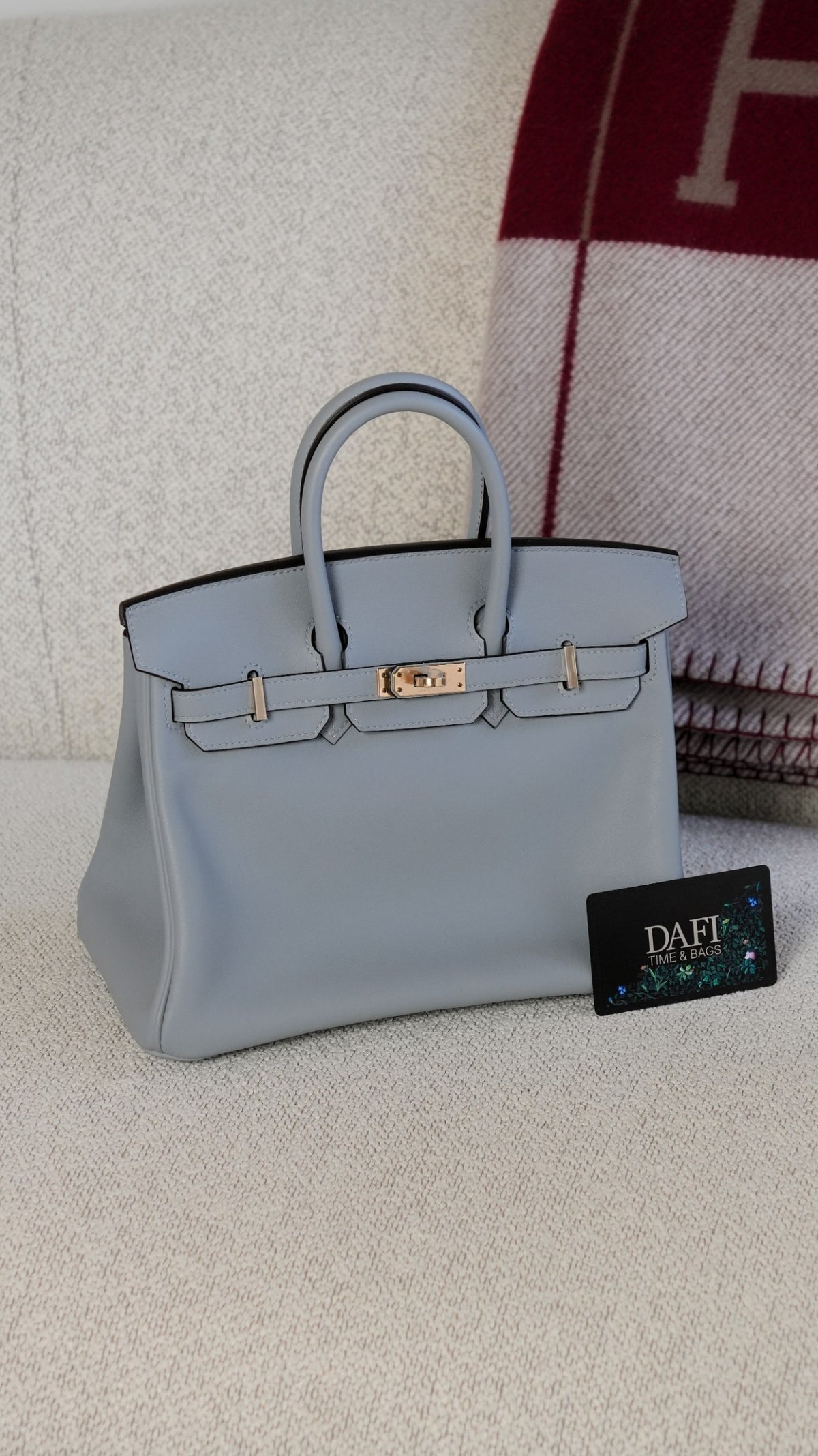 Hermes Birkin 25 Gris Pantin PBHW