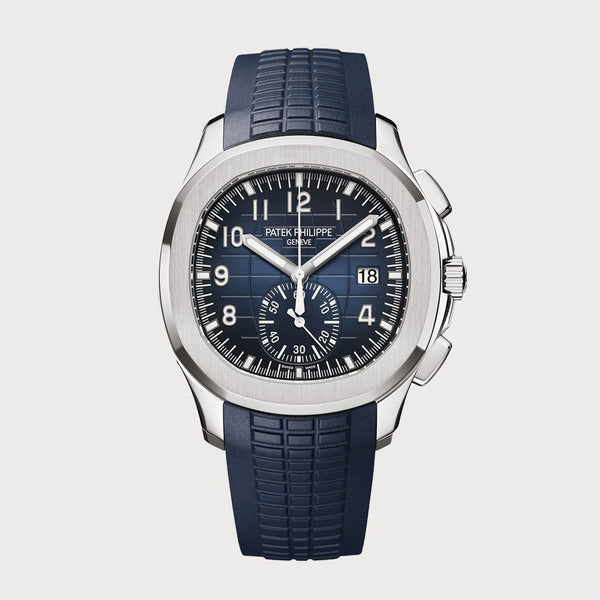 Patek Philippe Aquanaut Chronograph Blue In White Gold