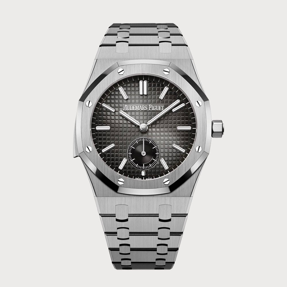 Audemars Piguet Royal Oak 41 Minute Repeater Supersonnerie In Titanium With Grey Dial