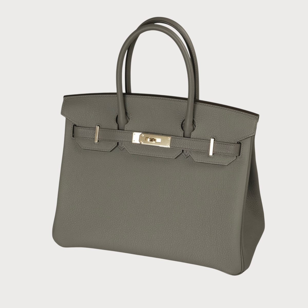 Hermes Birkin 30 Hss Gris Meyer & Gris Etain Pbhw Togo