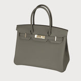 Hermes Birkin 30 Hss Gris Meyer & Gris Etain Pbhw Togo