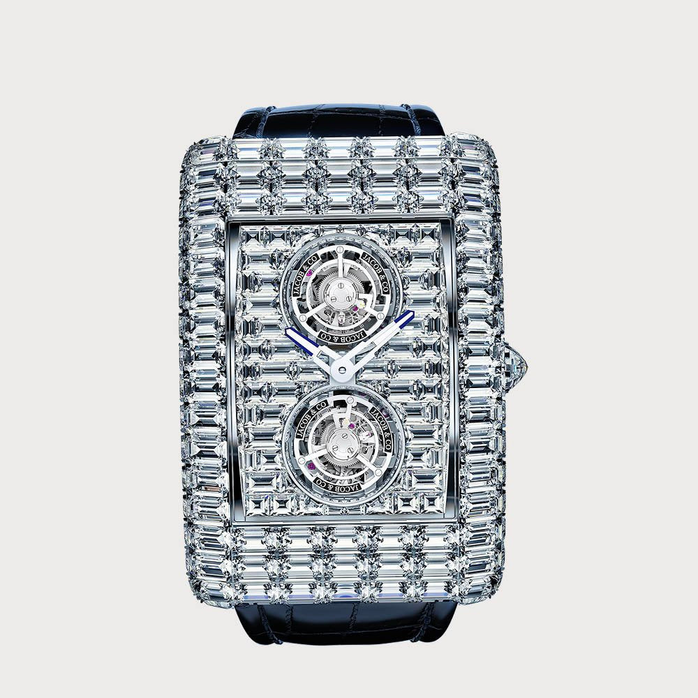Jacob & Co Billionaire Double Tourbillon Fully Diamond Set