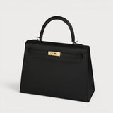 Hermes Kelly 25 Black GHW Epsom Sellier