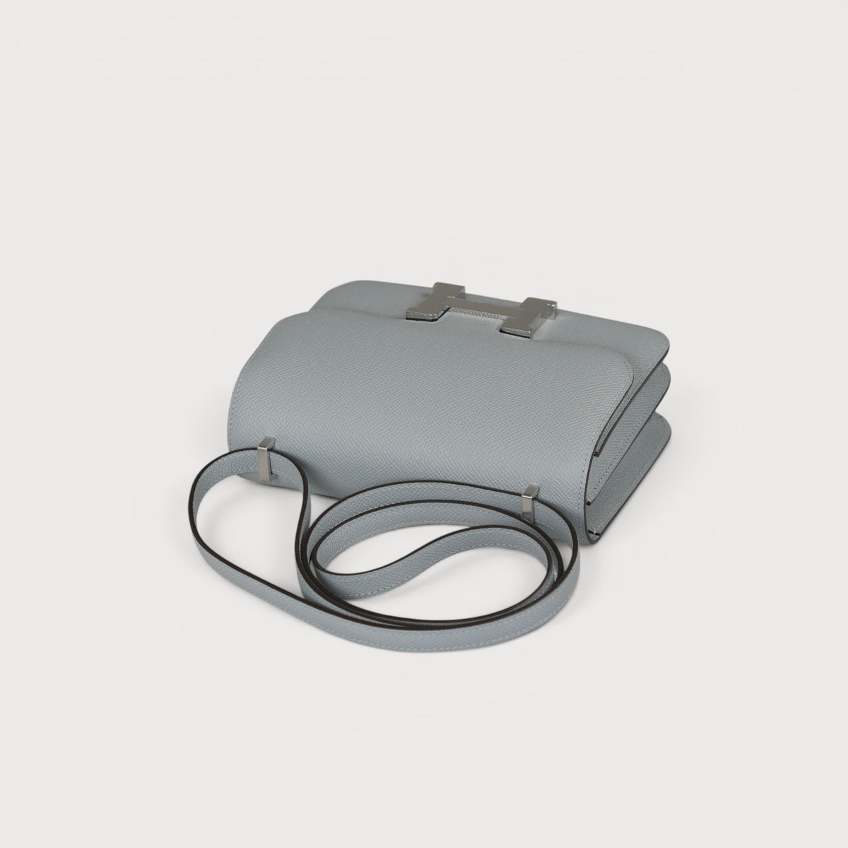 Hermes Constance 18 Mini Gris Pantin PHW