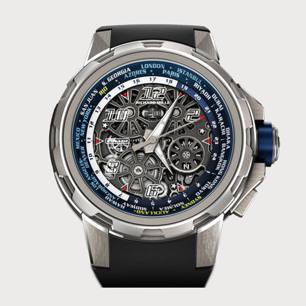 Richard Mille Rm63-02 Worldtimer In Titanium