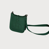 Evelyne 16 Green With Palladium Hardware In Taurillon Clemmence Leather