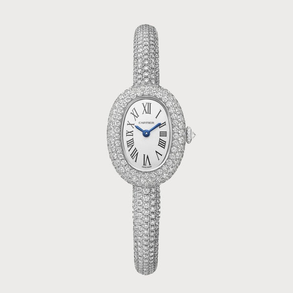 Cartier Baignoire Mini Diamonds, Size 16