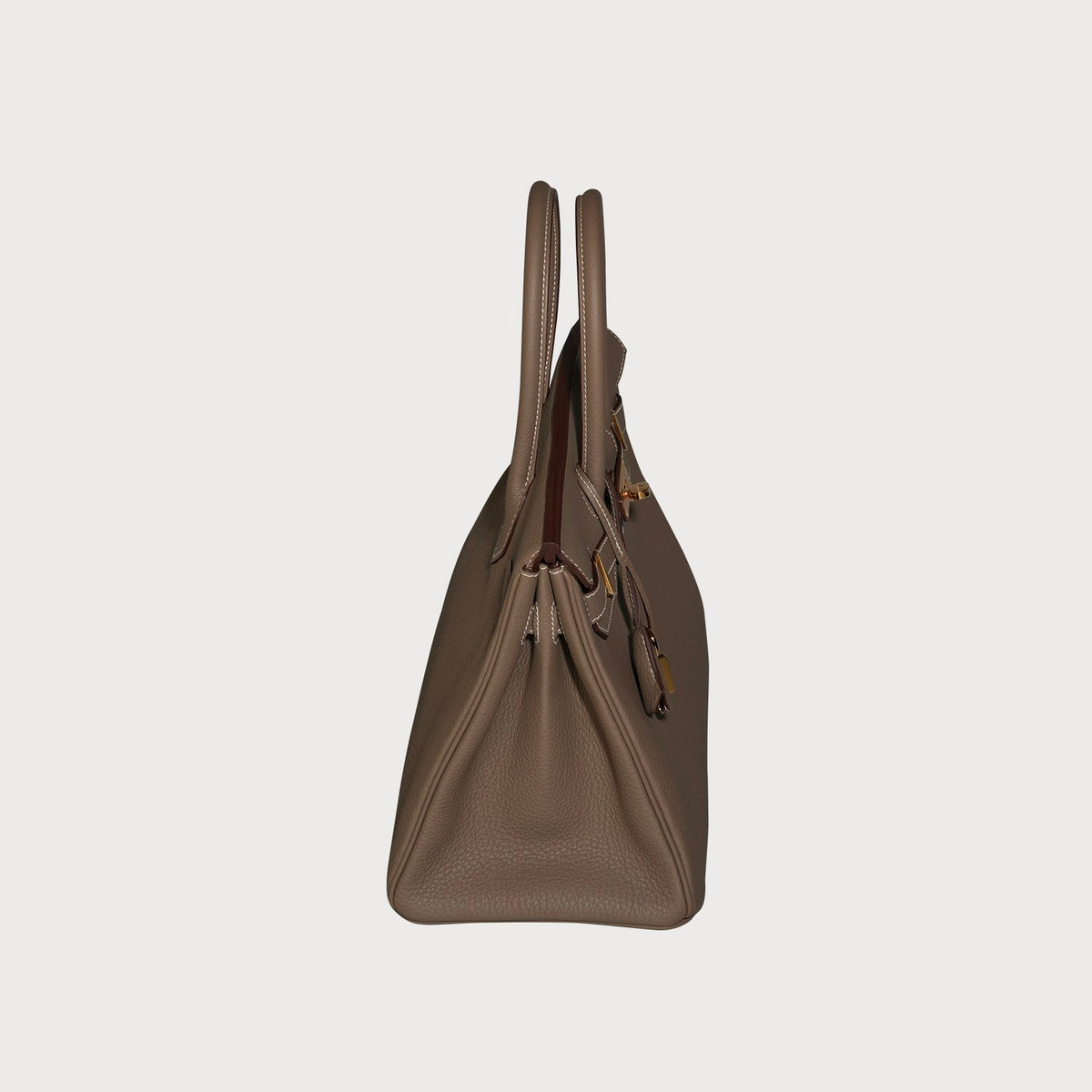Hermès Birkin 30 Etoupe With Gold Hardware In Togo Leather - view 11
