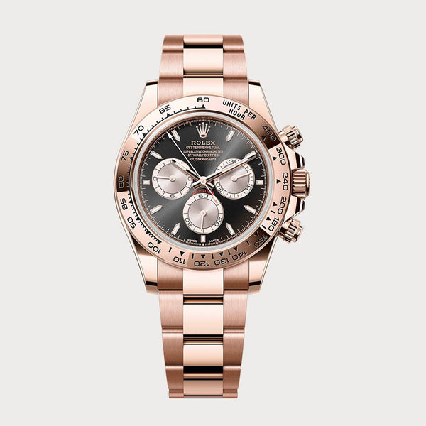 Rolex Daytona In Rose Gold With Black Sundust Dial