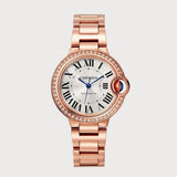 Ballon Bleu 33mm Diamond Set In Rose Gold