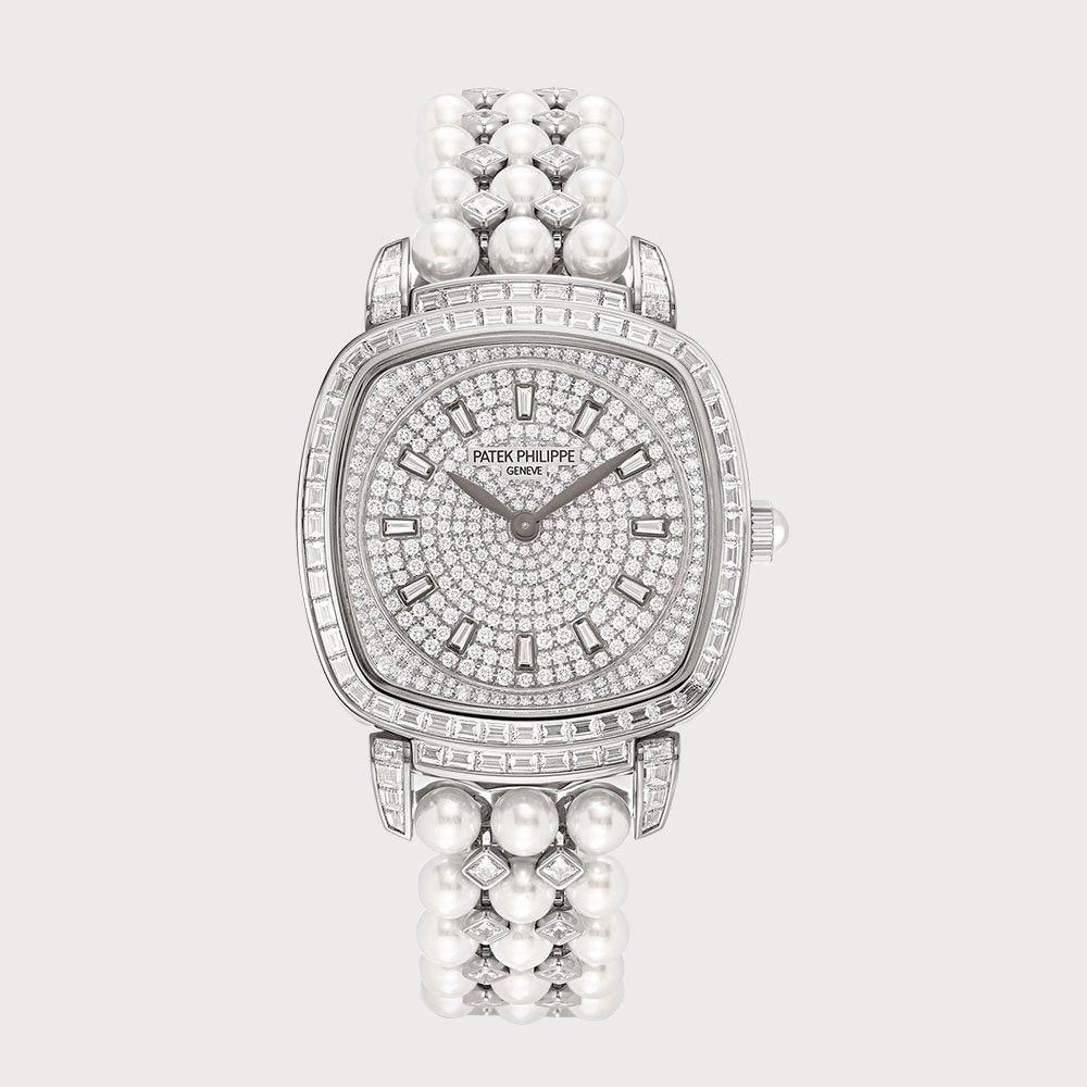 Patek Philippe Gondolo Haute Joaillerie Set With Diamonds & Akoya Pearls