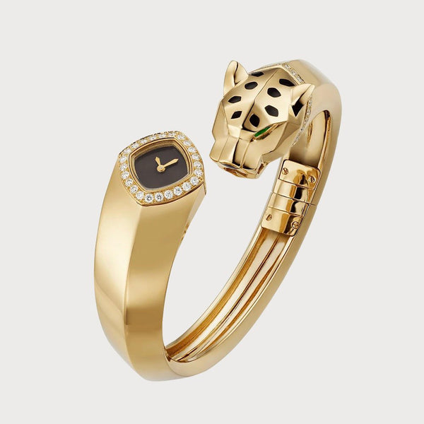 Cartier La Panthère In Yellow Gold With Diamonds