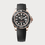 Yacht-Master 40 In Rose Gold On Oysterflex