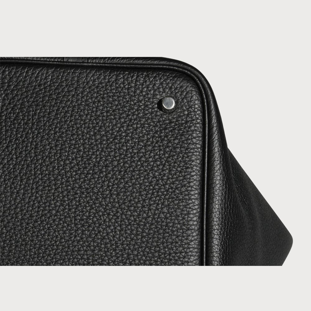 Hermès Picotin Lock 22 Black With Palladium Hardware In Clemmence Leather - view 14
