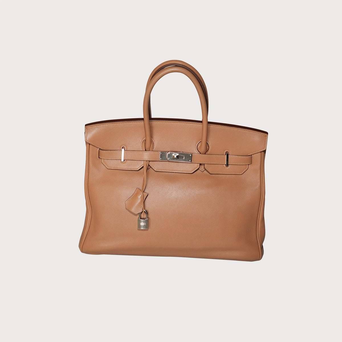 Hermès Birkin 35 Biscuit With Palladium Hardware In Swift Leather - view 10