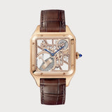 Santos Dumont Micro-Rotor Skeleton In Rose Gold