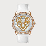 Révélation D'une Panthère 37mm Diamond Set With White Mother Of Pearl Dial