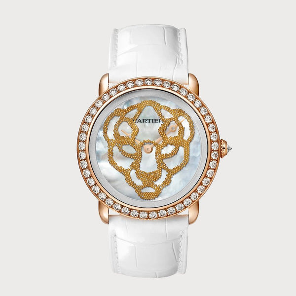 Cartier Révélation D'une Panthère 37mm Diamond Set With White Mother Of Pearl Dial