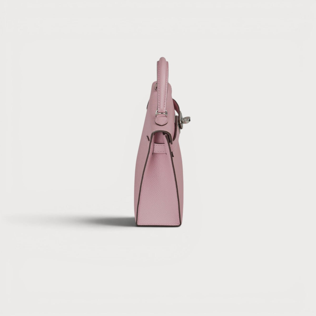 Hermes Mini Kelly 20 Mauve Sylvestre Phw Epsom
