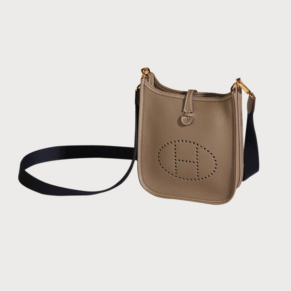 Hermès Evelyne 16 Etoupe With Gold Hardware In Clemmence Leather
