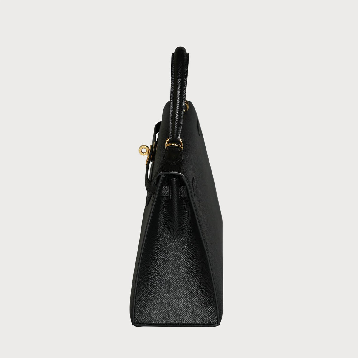 Hermès Kelly 25 Black With Gold Hardware In Epsom Leather - view 3
