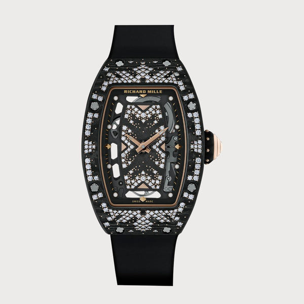 Richard Mille Rm07-01 Intergalactic Diamonds In Carbon Tpt