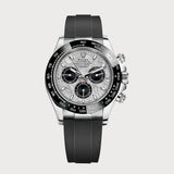 Daytona Meteorite In White Gold On Oysterflex