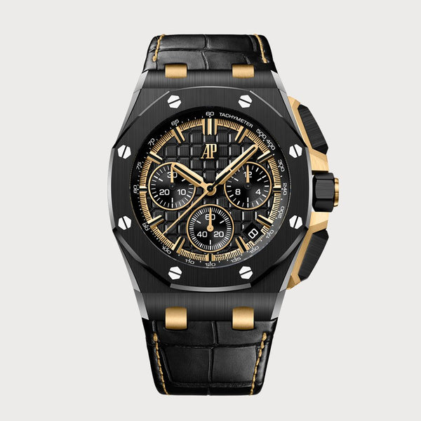 Audemars Piguet Royal Oak Offshore Chronograph Black Ceramic With Méga Tapisserie Dial