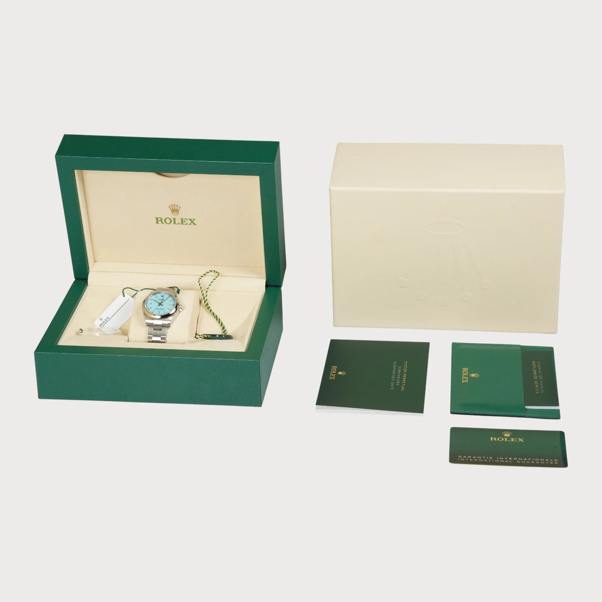 Rolex Oyster Perpetual 31mm Tiffany Blue Dial In Steel - view 2