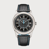 Calatrava Date Sweep Seconds Carbon Baby Blue