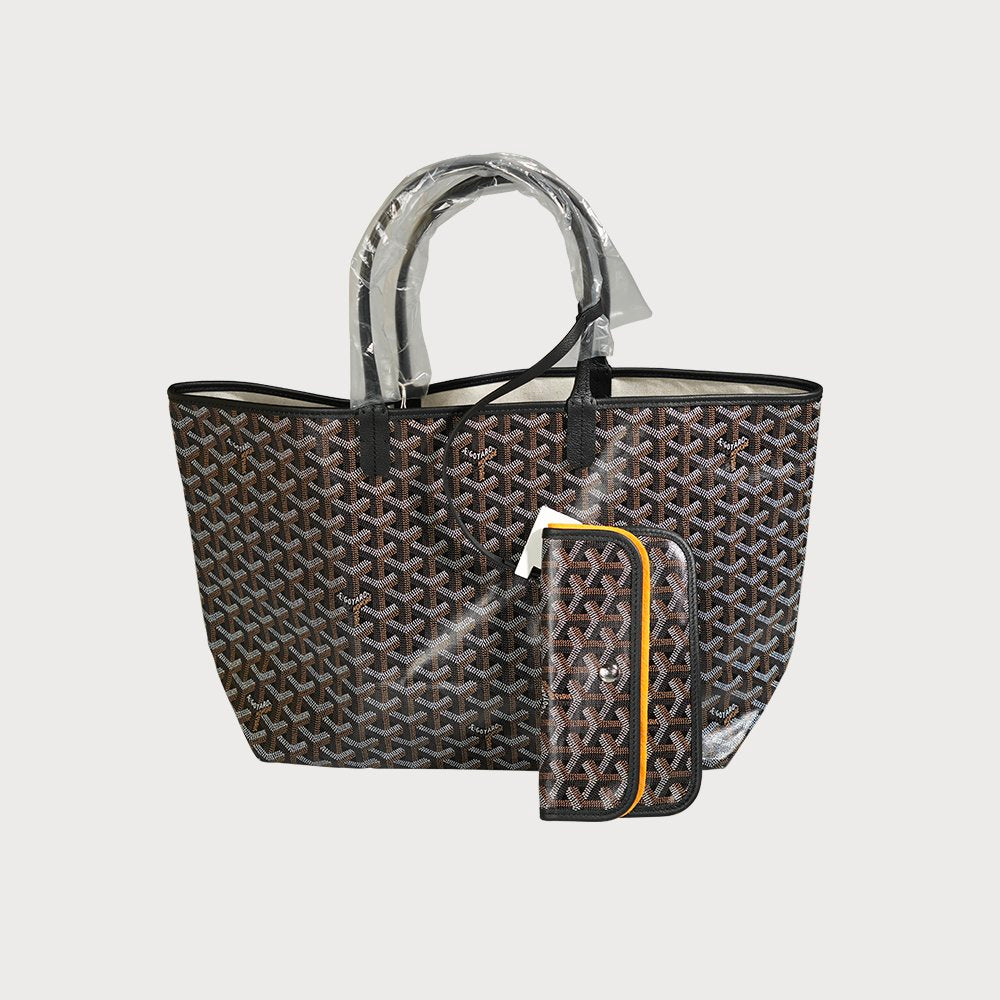 Goyard Saint Louis Pm In Black - view 11