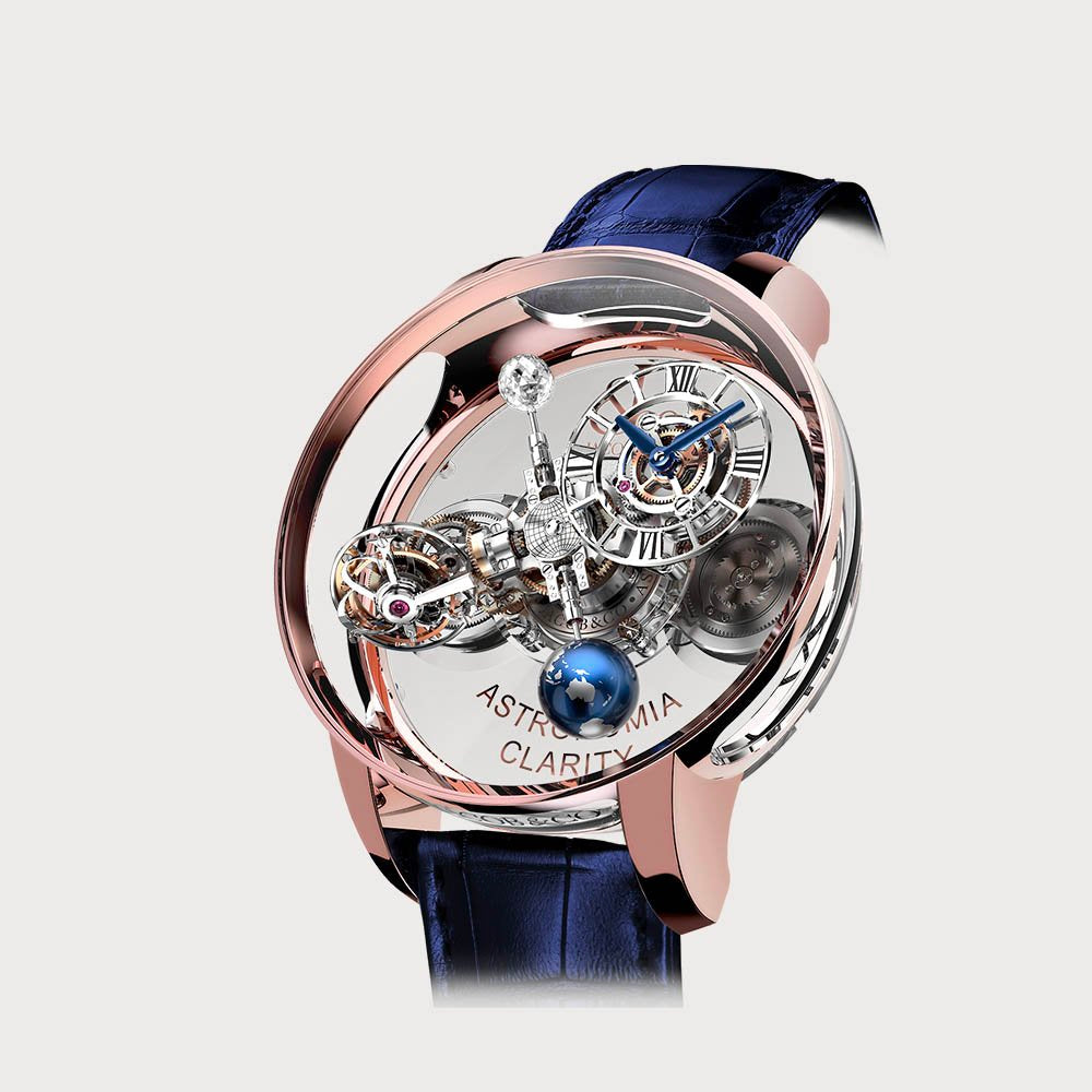 Jacob & Co Astronomia Tourbillon Clarity In Rose Gold