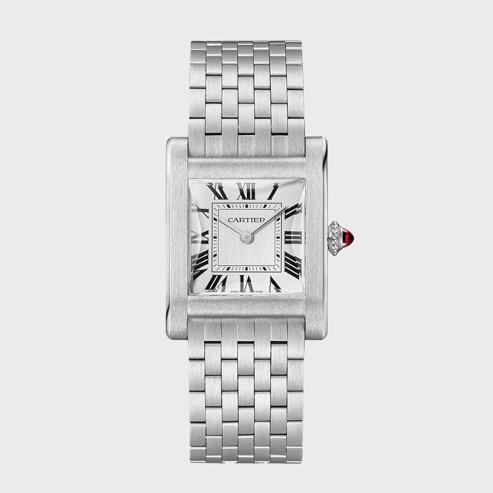 Cartier Tank Normale Large In Platinum