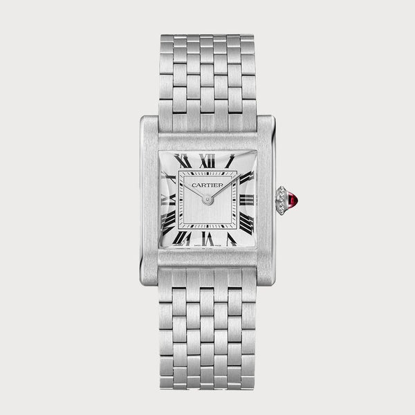 Cartier Tank Normale Large In Platinum