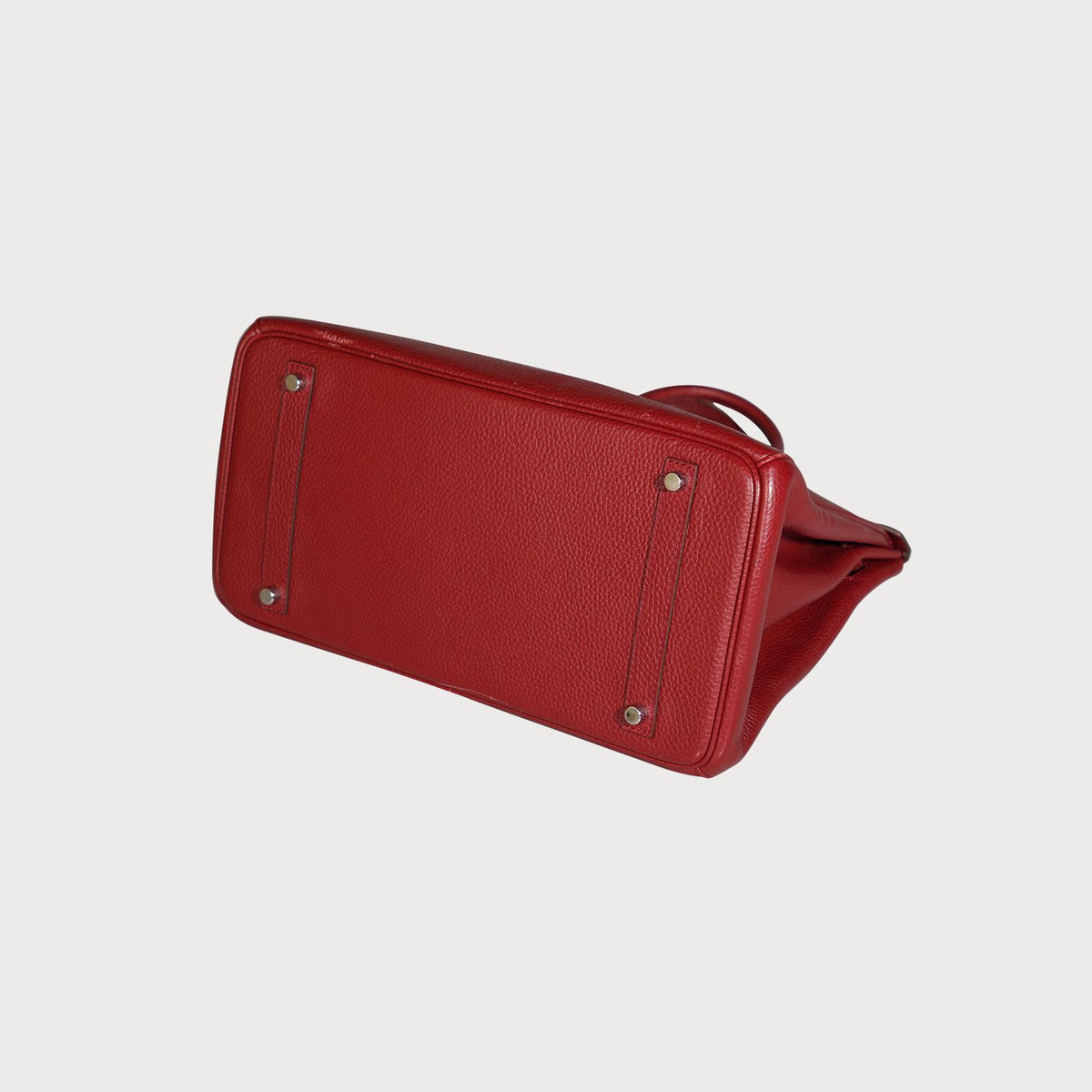 Hermès Birkin 35 Rouge / Red With Palladium Hardware - view 14