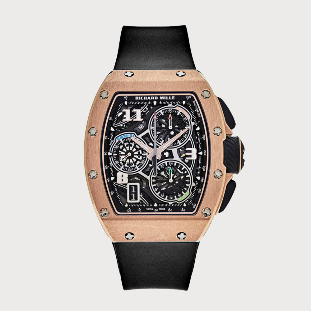 Richard Mille Rm72-01 Flyback Chronograph In Rose Gold