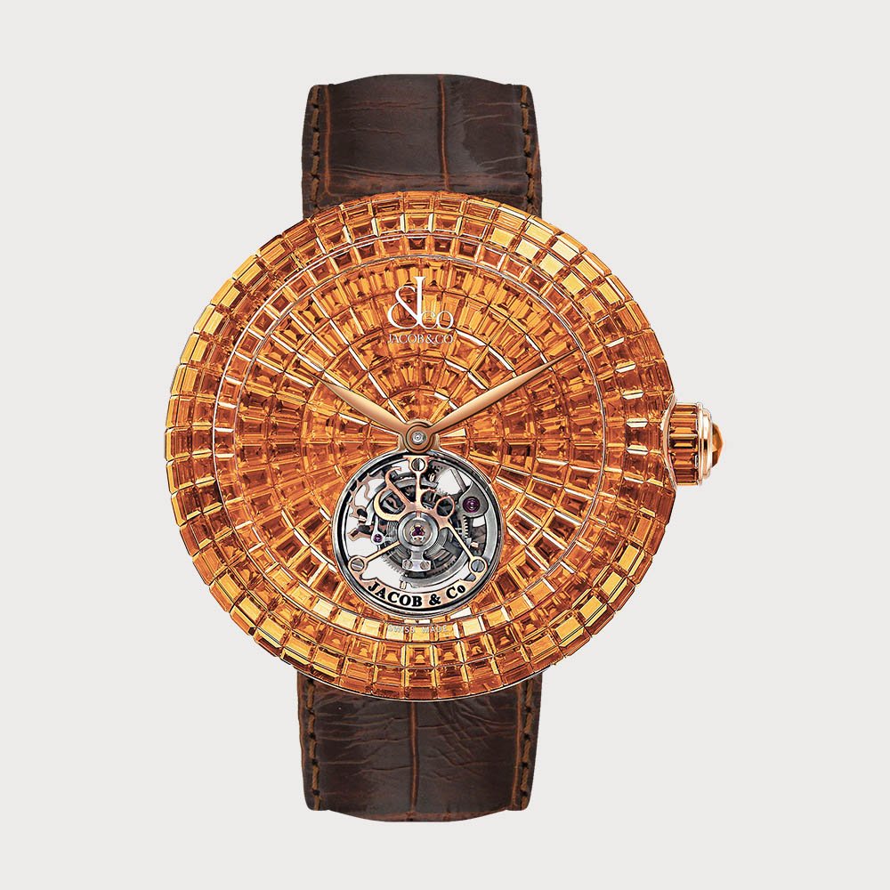 Jacob & Co Brilliant Flying Tourbillon Orange Sapphires