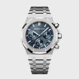 Royal Oak 41 Chronograph In Stainless Steel With A Blue Dial