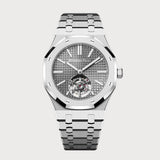 Royal Oak 41 Flying Tourbillon In Stainless Steel With Rhodium Dial