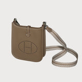 Evelyne 16 Etoupe With Palladium Hardware In Clemmence Leather With Amazone Strap