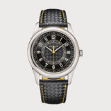 Calatrava Date Sweep Seconds Carbon Yellow