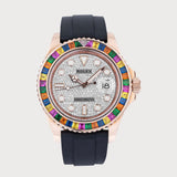 Yacht-Master Rainbow Haribo With Pave Dial In Rose Gold