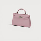 Hermes Mini Kelly 20 Mauve Sylvestre Phw Epsom