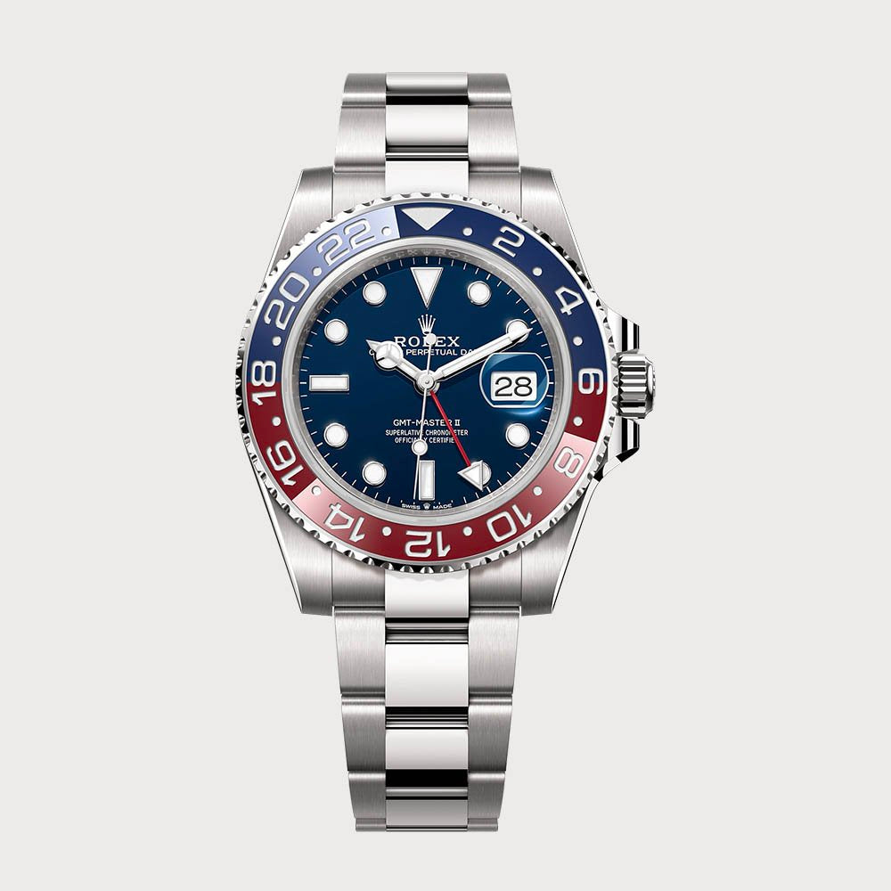 Rolex GMT-Master II Pepsi With Blue Dial In White Gold