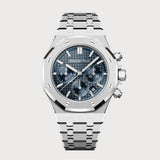 Royal Oak 38 Chronograph In Stainless Steel With Blue Dial
