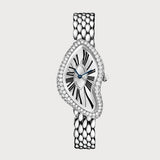 Crash In White Gold With Diamond Set Bezel